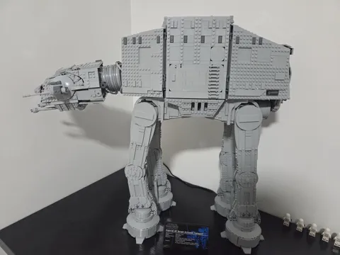 Built LEGO Star Wars: AT-AT (75313) Complete W/ Instructions & Mini Figs No Box