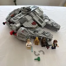 Lego Star Wars: Millennium Falcon 75426 Complete Han Solo Chewbacca C-3PO Luke