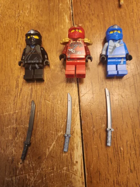 LEGO Ninjago ZX Minifigure Lot Kai Cole Jay 