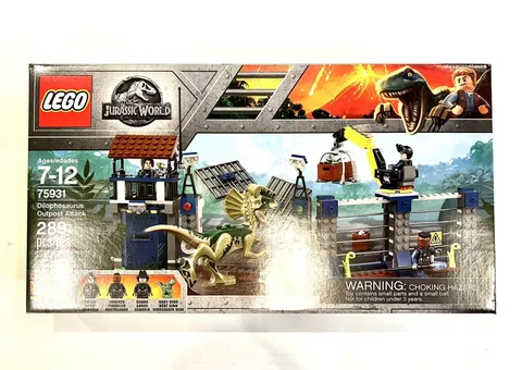 LEGO Jurassic World: Dilophosaurus Outpost Attack (75931) New Sealed Dino Rare
