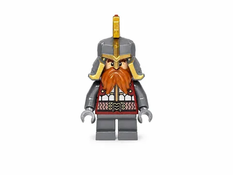LEGO The Hobbit Dain Ironfoot Minifigure LOR107 79017 Lord of the Rings Rare