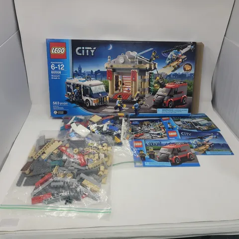 LEGO City Museum Break-In Police 60008 563pcs Complete Set Box, Instructions
