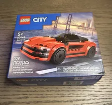 LEGO City Great Vehicles 60448 Sports Car Set, 109 Pieces, Ages 5+