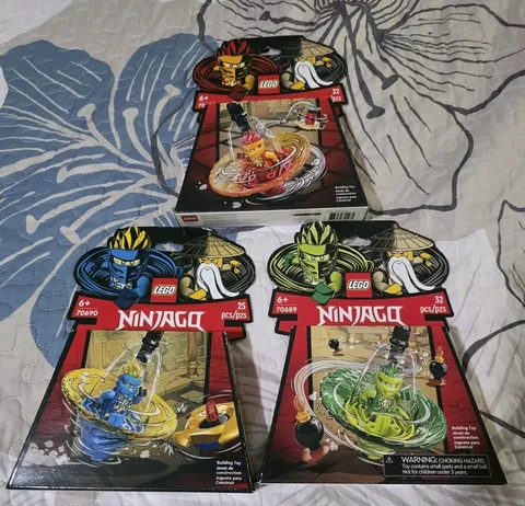 Lego Ninjago Spinjitzu Lot 70688 70689 70690 Brand New Sealed