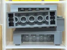 LEGO Parts - Dark Bluish Gray Technic, Brick 2 x 6 x 1 1/3 - No 3668 - QTY 5