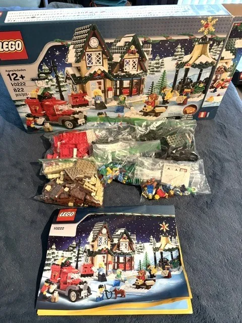 LEGO Winter Village Post Office (10222) 100% COMPLETE (Pre-Owned)