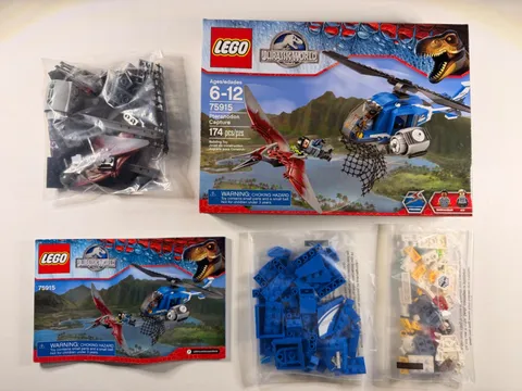 Lego Jurassic World Pteranodon Capture 75915 Building Kit Complete