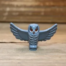LEGO Sand Blue Owl Harry Potter Spread Wings Rippled Feather 67632pb02 Qty 1