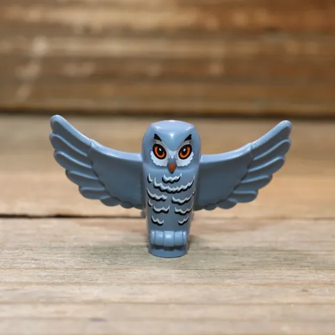 LEGO Sand Blue Owl Harry Potter Spread Wings Rippled Feather 67632pb02 Qty 1