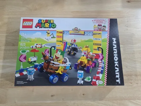 LEGO Super Mario Kart Baby Peach Grand Prix 72036 NEW Sealed 823pcs Ages 8+