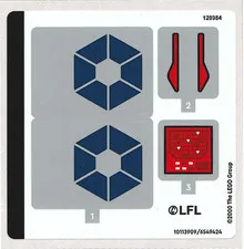 LEGO STICKER SHEET 75435 BATTLE OF FELUCIA SEPARATIST MTT from set New