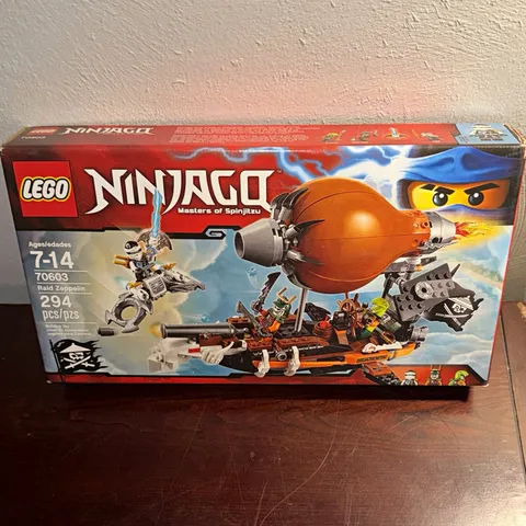 New LEGO NINJAGO Masters of Spinjitzu Raid Zeppelin 70603 294pcs Box 7-14 Sealed