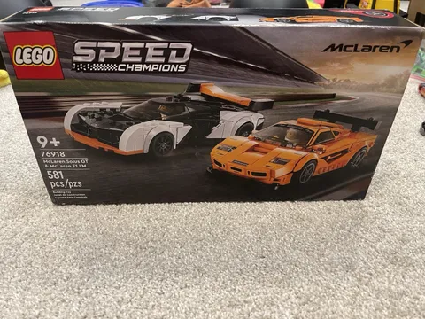 NISB LEGO SPEED CHAMPIONS: Mclaren Solus Gt & Mclaren F1 LM (76918)