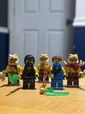 Lego Ninjago Tournament Of Elements Cole, Jay,+ 3 Anaconda Warrior Minifigures￼