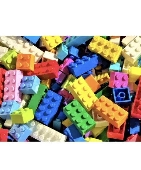 150 LEGO Basic Bricks Blocks Sizes 1x1 1x2 2x2 2x3 2x4 bulk lot mix colors
