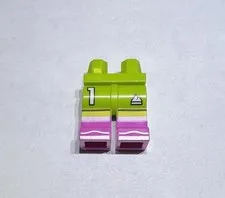 Lego World Cup Soccer Uniform Lower Pants Minifig Green Pink 1 New City 71052