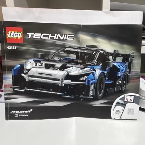 LEGO Technic 42123 McLaren Senna GTR Instruction Manual Booklet English 2021