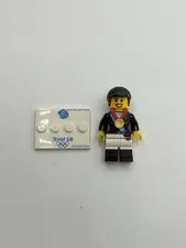 LEGO Minifigures Team GB - Olympic Horseback Rider COMPLETE GENUINE LEGO RARE