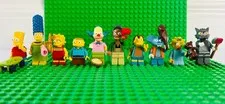 LEGO Simpsons Lot of Minifigures x 10 - Series 1 w/ Accessories   *RETIRED*