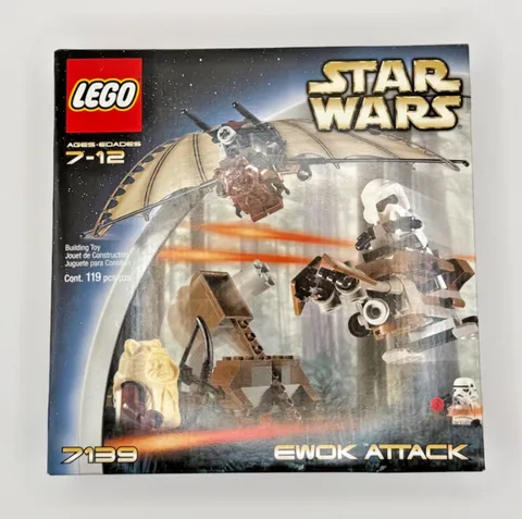 NEW SEALED LEGO Star Wars: Ewok Attack (7139) MINT - Vintage 2002 RARE