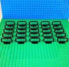 LEGO Black Bar Fence. 1x2x4.               Lot Of 25. Excellent Condition