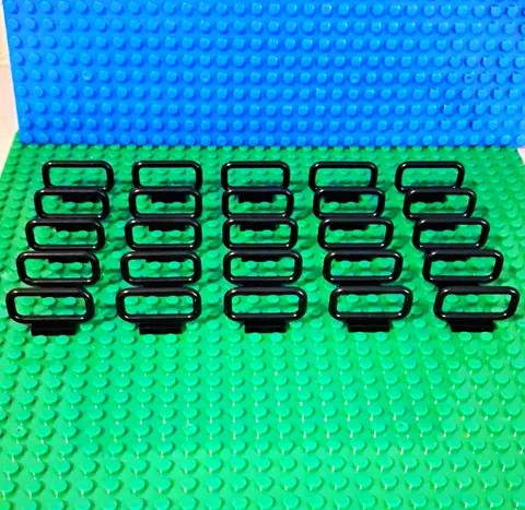 LEGO Black Bar Fence. 1x2x4.               Lot Of 25. Excellent Condition