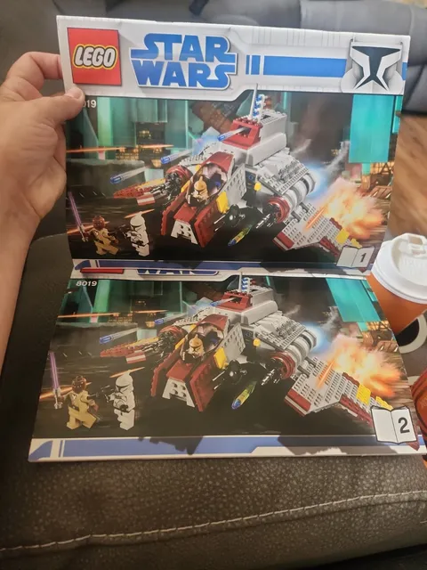 LEGO Star Wars Republic Attack Shuttle 8019 Manual Booklets 2009 Books Only 1&2 