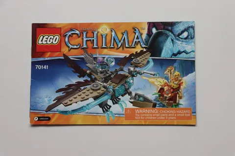 LEGO® LEGENDS OF CHIMA 70141 Vardy's Ice Vulture Glider Instruction Manual Only!