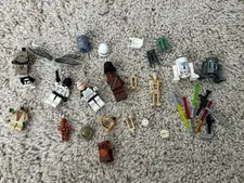 LEGO Star Wars  Minifigure Parts storm trooper R2D2  more LOt
