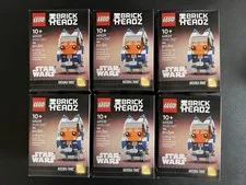 LEGO Star Wars Lot of 6 Ahsoka Tano BrickHeadz 40539 - New / Sealed NSIB