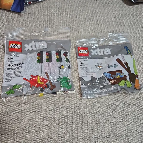 2 LEGO Xtra Sets 40311 w 46pcs + 40341 w 24 pcs New Sealed 
