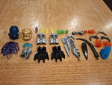 LEGO BIONICLE Bulk Lot Mixed Parts Pieces & Accessories Multicolor Plastic