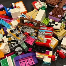 LEGO FRIENDS Random Lot of Parts & Pieces From Multiple Sets - Not Complete