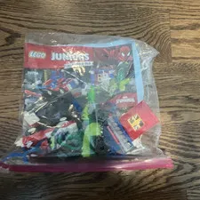 LEGO Marvel Juniors 10781 Spider-Man Bike Rescue Lot 59pcs 4+ Ziplock Bag