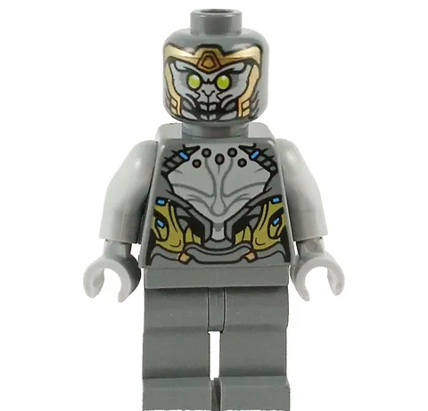 2021 LEGO® Avengers CHITAURI Minifigure™ Printed Head Light Bluish Gy sh0730