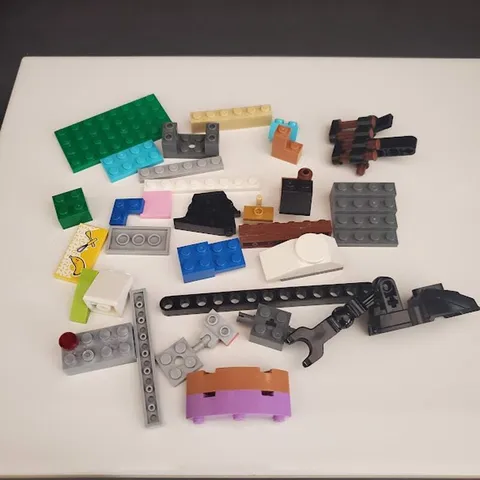 Lego Mixed Lot Various Pieces Bricks Bases Parts as Shown in Photos Not Counted