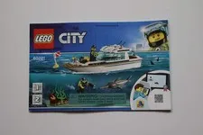 LEGO® City 60221 Diving Yacht Instruction Manual Only!