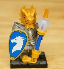 Lego Toy 71047 Dragonborn Paladin Dungeons & Dragons CMF Minifigure D&D