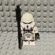 LEGO Star Wars Clone Trooper Minifigure White Armored Trooper w/ Blaster