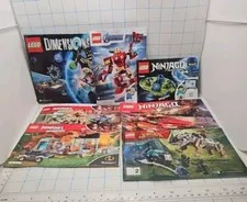 Lot of 7 Mixed Lego Manuals Instruction Books  No Bricks