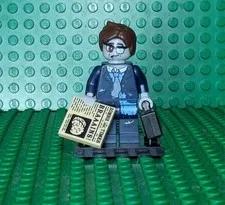 LEGO Zombie Businessman Minifig with Briefcase Series 14, Genuine Part 71010