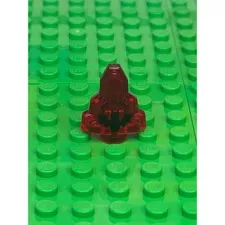 LEGO Black Bat Moonstone Rock Piece 1x2 Crystal Stepped - 2012