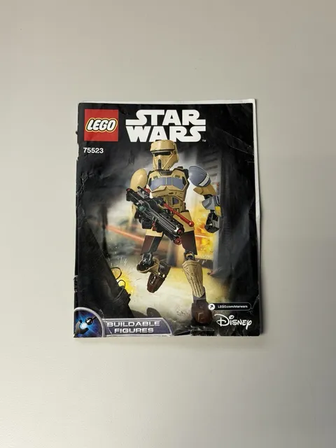 LEGO Star Wars: Scarif Stormtrooper (75523) Instruction Manual Only