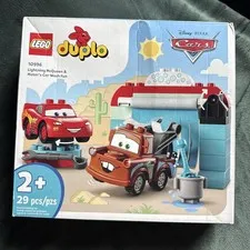 LEGO DUPLO: Lightning McQueen & Mater's Car Wash Fun (10996) New/Sealed, Retired