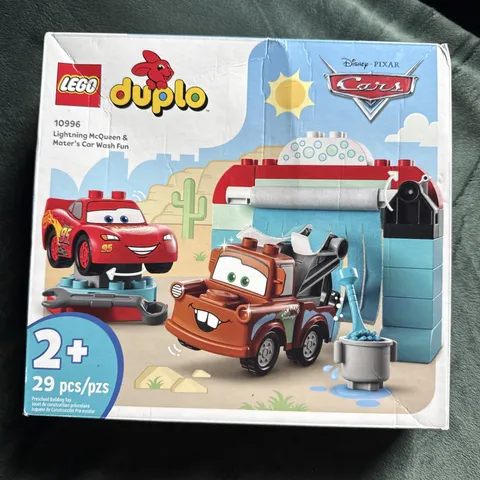 LEGO DUPLO: Lightning McQueen & Mater's Car Wash Fun (10996) New/Sealed, Retired