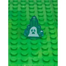 LEGO White Ghost Moonstone Rock 1x2 Crystal Stepped - 2012