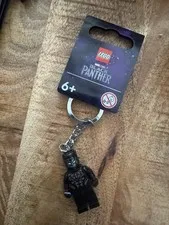 New Lego Marvel Minifigure Key Chain  854189:  Black Panther 