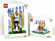 LEGO Editions [BUNDLE] Lionel Messi–Soccer Legend/Highlights (#43015/#43011) NEW