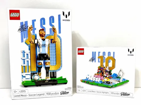 LEGO Editions [BUNDLE] Lionel Messi–Soccer Legend/Highlights (#43015/#43011) NEW