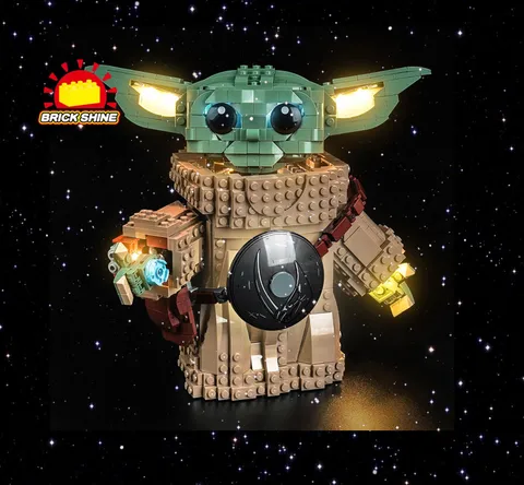 Brick Shine -GC Light kit for Lego Grogu (Mandalorian Apprentice) 75446 (NEW)